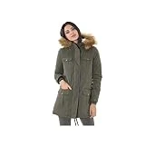 Kaporal Breve, Parka Femme, Vert, Large