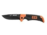 Gerber Bear Grylls Scout Drop Point noir lame lisse