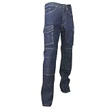 LMA 146700 Stretch WORK Jeans Extensible Multipoches, Denim, Taille 44