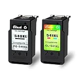 NineLeaf Cartouches d'encre remanufacturées Canon PG-540 CL-541 pour Canon Pixma MG3650 MG4250 MG3250 MX535 MG3550 MX475 MG4200 MG3500 MG3600 MG3150 MG4150 MG2150 MG2250 (1 Noir, 1 Couleur)