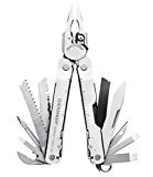 Leatherman Super Tool 300 Boîte Pince multifonction avec étui en cuir mixte adulte Argent