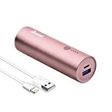 BONAI 5800mAh Batterie Externe Portable Power Bank Ultra Capacité pour iPhone X/ 6/7/ 8plus iPad Samsung Galaxy S8/9/Note9 Huawei Sony Tablette etc- Or Rose ((USB câble Inclus))