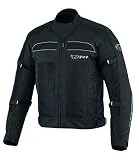 JET Blouson Moto Veste Été avec Armure de Mailles Air Flow Colt (Noir, M (EU 48-50))