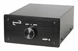 Dynavox AMP-S Commutateur sélecteur audio pour enceintes et ampli Noir (Import Allemagne)