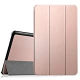 Fintie Samsung Galaxy Tab E 9.6 Étui Housse - Slim Fit PU Cuir étui Coque Case Cover avec Support Ultra-Mince et Léger pour Samsung Galaxy Tab E 9,6' T560N / T561N (9.6 Pouces), Or Rose