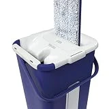 BEST DIRECT Starlyf Autoclean Mop Comme Vu à la Télé - Vadrouille & Seau Set Avec Pad en Microfibre & Auto-Nettoyage & Séchage 360 Tête de Vadrouille Plate Système de Seau à Double Chambre Originale