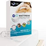Dreamzie  Protège Matelas Imperméable 140x190/200cm - Alèse Respirante, Hypoallergénique, Anti-Acarien, Anti-Bactérien Traitement Nouvelle Génération Bi-Ome : Protection Optimale - Garantie 15 Ans