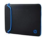 HP 14.0 Black/Blue Chroma Sleeve - Pochette réversible pour ordinateur portable - Noir/Bleu