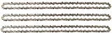 3 tallox Chaînes de tronçonneuses à faible rebond 3/8' 1,3 mm 57 maillons longueur de guide-chaîne 40 cm compatible avec DOLMAR, ECHO, EINHELL, HITACHI et autres