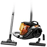 Rowenta RO3753EA Aspirateur Sans Sac Compact Power Cyclonic Brosse Parquet Efficacité Energétique A 750W Noir et Orange