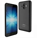 Téléphone Portable Débloqué 5.0' HD IPS Smartphone 4G Pas Cher TEENO 1Go RAM 8Go ROM (Android Double SIM Slot Double Caméras Quad Core) (K5-Noir)