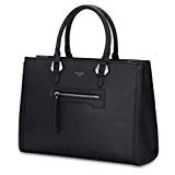 David Jones - Grand Sac à Main Femme - Cabas Fourre-Tout Cuir PU Rigide - Sac Elégant Ville Travail Poches Multiples - Shopper Porté Epaule Bandoulière - Capacité Moyenne - Mode Chic