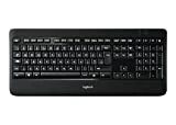 Logitech Wireless Illuminated Keyboard K800 Clavier sans-fil AZERTY Rétroéclairé Noir
