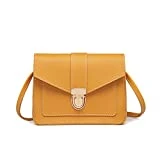 Mode Femme Sac à Bandoulière Messager En Cuir De Couleur Pure