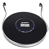 Pumpkin Lecteur CD Portable Disc Player Antichoc Batterie Rechargeable avec 12 Heures d'autonomie avec Casque Supporte CD,WMA,MP3 avec Câble AUX 1.5M