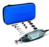 Dremel 3000 Outil Rotatif Multifonction 130W avec 15 Accessoires et 1 Sac, Vitesse Variable 10000-33000 tr/min pour Découper, Poncer, Percer, Nettoyer, Sculpter, Polir, Graver, Meuler