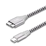 USB C vers Micro B Cordon 1ft Gris