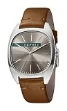 Esprit Hommes Analogique Quartz Montre avec Bracelet en Cuir ES1G038L0045