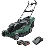 BOSCH 06008B9601 Tondeuse à Gazon sans Fil Advanced Rotak 36-660 (2 x 2, 0 Ah. Système 36 V dans un carton), 36 V