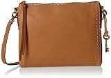 Fossil Emma, Sacs bandoulière femme, Braun (Tan), 4x19.5x25 cm (B x H T)