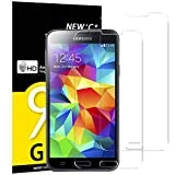 NEW'C Verre Trempé pour Samsung Galaxy S5 Mini,[Pack de 2] Film Protection écran - Anti Rayures - sans Bulles d'air -Ultra Résistant (0,33mm HD Ultra Transparent) Dureté 9H Glass