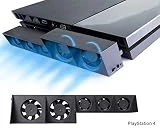 PS4 Refroidisseur Ventilateur, Turbo USB Cooling Fan Cooler Ventilateur de refroidissement de Auto contrôle de la température pour PlayStation 4