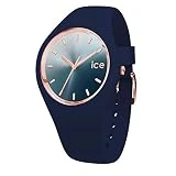 Ice-Watch - Ice Sunset Blue - Montre Bleue pour Femme avec Bracelet en Silicone - 015751 (Medium)