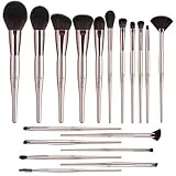 Lot de 18 pinceaux de maquillage professionnels BESTOPE pour le visage et les yeux avec boîte en plastique