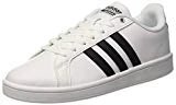 adidas Cloudfoam Advantage, Baskets Basses Homme, Blanc Core Black/Footwear White, 40 EU