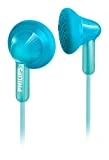 Philips SHE3010WT Mini-écouteurs souples avec basses puissantes et câble Flexi-Grip anti-torsions, 1m, Turquoise
