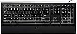 Logitech - K740 - Illuminated Clavier Filaire - Azerty - Rétroéclairé - Noir