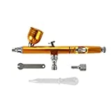 KKmoon Mini Pistolet à Peinture Compresseur d'Air Portable Kit de Pulvérisation Airbrush pour la Peinture d'Art, de Tatouage, de Gâteau, d'Ongles et Décoration en Aérosol