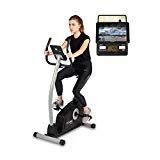 Vélo d'Appartement Motorisé et Connecté My Care FIT CV-351 par Care | 16 Niveaux de difficulté - Selle Confortable Ajustable - Vélo d'Intérieur pour Fitness et Sport à Domicile
