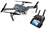 DJI - Mavic Pro Drone | Drone Quadricoptère Portable & Pliable avec Caméra | Offre 27-Min de Vol | Gimbal 3-Axis & Caméra 4K | Design Élégant | Photos & Vidéos en Haute Résolution