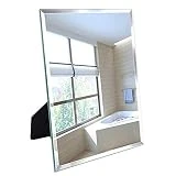 Amazon Brand: Umi. Essentials - Miroir sans cadre à accrocher ou à poser, 27 x 33 cm