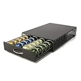 HiveNets Nespresso Vertuoline Porte Dosette de Café Support de Capsule Rangement Tiroir pour 40 Coffee