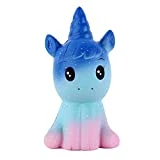 Squishy Licorne,Jouet Anti Stress Licorne Anti Stress Squishy Kawaii Pas Cher Squishy Licorne Kawaii idéal Cadeau pour Enfants Filles garçons et Adolescents Adultes stress reliever squeeze jouets