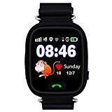 montre intelligente gps pour enfants, traceur de smartwatch gps pour enfant, supporte la carte sim gsm avec écran tactile appel sos conversation vocale traceur d'activités pour garçons et filles