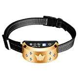 Collier Anti Aboiement Chien Électrique Automatique Rechargeable Étanche IP65 avec 7 Niveaux Ajustables Vibration | Choc Électrique | Sensibilité, 19-60CM Sangle Réglable pour Petit Gros Chien