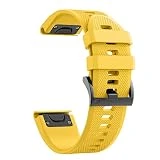 ANCOOL Compatible Garmin Fenix 5X Band Easy Fit 26mm Largeur Bracelet en Silicone Souple Compatible Garmin Fenix 5X / Fenix 3 / Fenix 3 HR