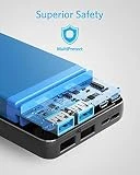 Anker Batterie Externe, PowerCore Essential 20000 Power Bank - Batterie Externe 20000 mAh 2 Ports USB avec Technologie PowerIQ et entrée USB-C, Compatible avec iPhone, Samsung, Huawei,iPad et Autres.