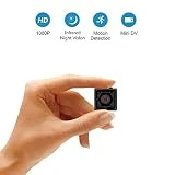 Mini Caméra Espion sans Fil, Supoggy HD 1080P Caméra sécurité avec Vision Nocturne, Détection de Mouvement pour Utiliser à la Maison, en Voiture, par Drone, au Bureau ou à l'Extérieur
