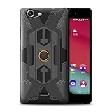 Stuff4 Coque de Coque pour Wiko Pulp Fab 4G / Robot Design/Armure Collection
