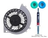 ElecGear Replacement Interne Refroidisseur Ventilateur pour PS4 CUH-1xxx - Delta CPU Ventilateur de Refroidissement Cooling Fan, Arctic MX-2 Pâte Thermique, TR9 PH0 Set de Tournevis pour PlayStation 4