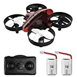 ATOYX AT-66 Drone Enfant Hélicoptère Télécommandé Quadcopter avec Mode sans Tête Avion Mini avec Télécommande Jouet Cadeau pour Enfant et Débutant - Rouge