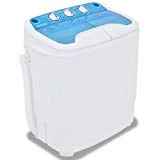 vidaXL Mini Machine à Laver à Deux Cuves 5,6 kg Lave-linge pour Camping