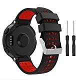 Yayuu Garmin Forerunner 235 Bracelet de Montre, Bracelet de Remplacement Watch Band Bande de Montre en Silicone avec Outils pour Forerunner 235/220/230/620/630/735XT Montre de Running GPS
