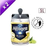 Bière - AFFLIGEM Lot de 2 Fûts de biere Blonde - Compatible Beertender - 5 L