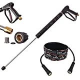 EAU CHAUDE Pistolet 10m Tuyau 250bar DN6 Lance Buse pour à Nettoyeur Haute Pression Karcher HD HDS