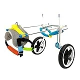 Fauteuil Roulant pour les Pattes Arrières Chariot pour chien, poussette, ajustement multidirectionnel, rééducation des jambes de l'animal, nouvelle marche, 1,5 kg (3,3 lb) - 50 kg (110 lb) de petits e